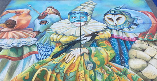 Rendition of a Masterpiece by Agnes Boulloche: "Masquerade Party"